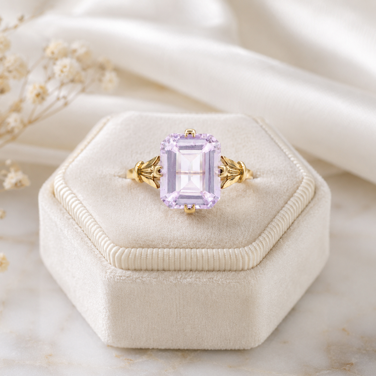 Lilac Amethyst Ring