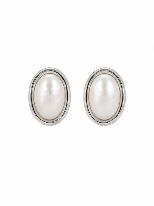 Classic Pearl Stud Earrings