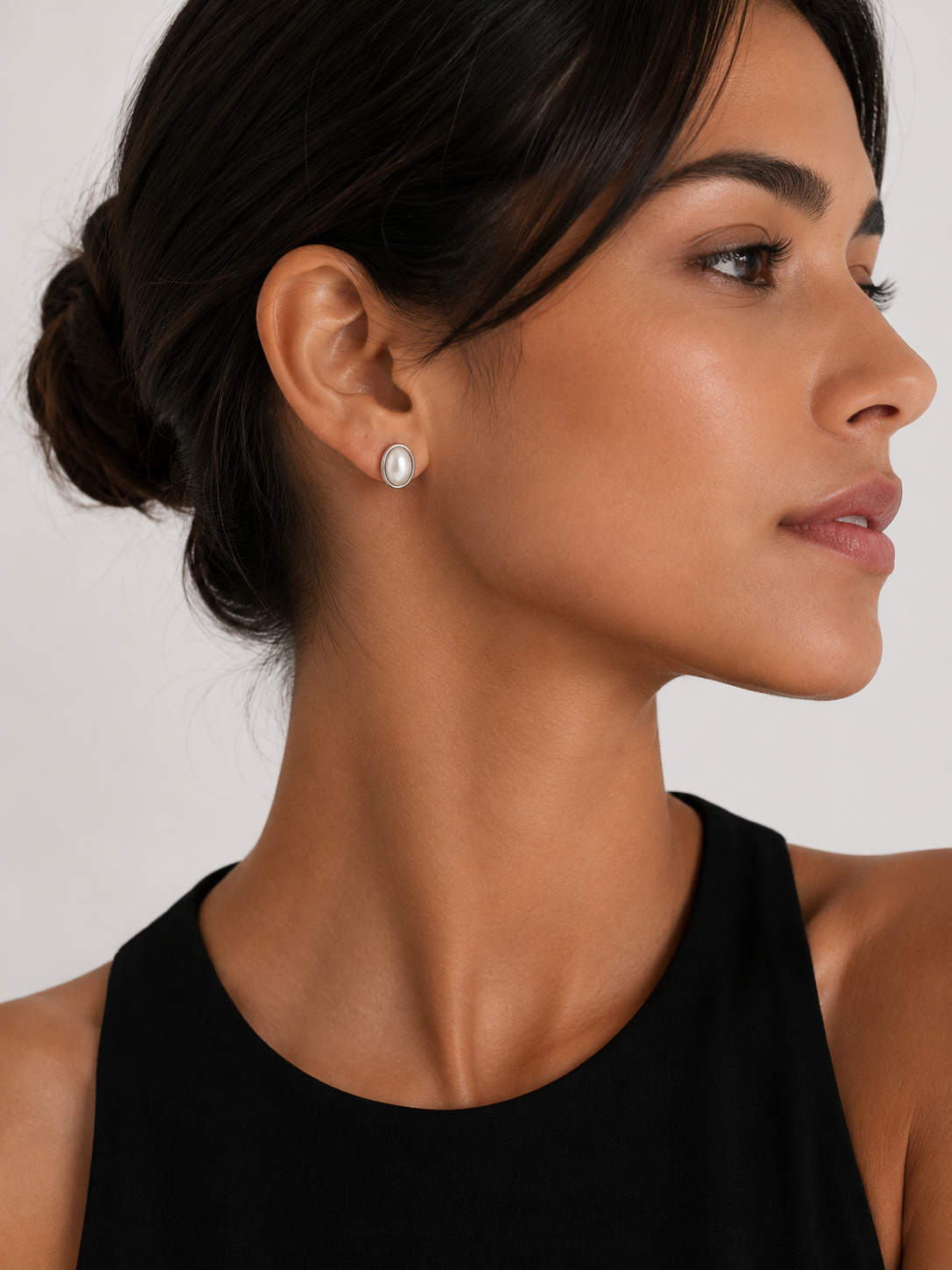 Classic Pearl Stud Earrings
