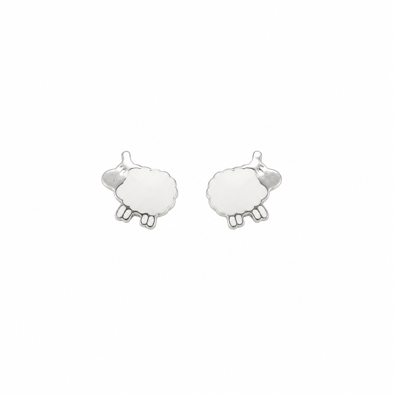 Sheep Sterling Silver Bottled Earrings With Gift Bag 