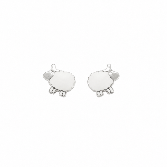 Sheep Sterling Silver Bottled Earrings With Gift Bag 