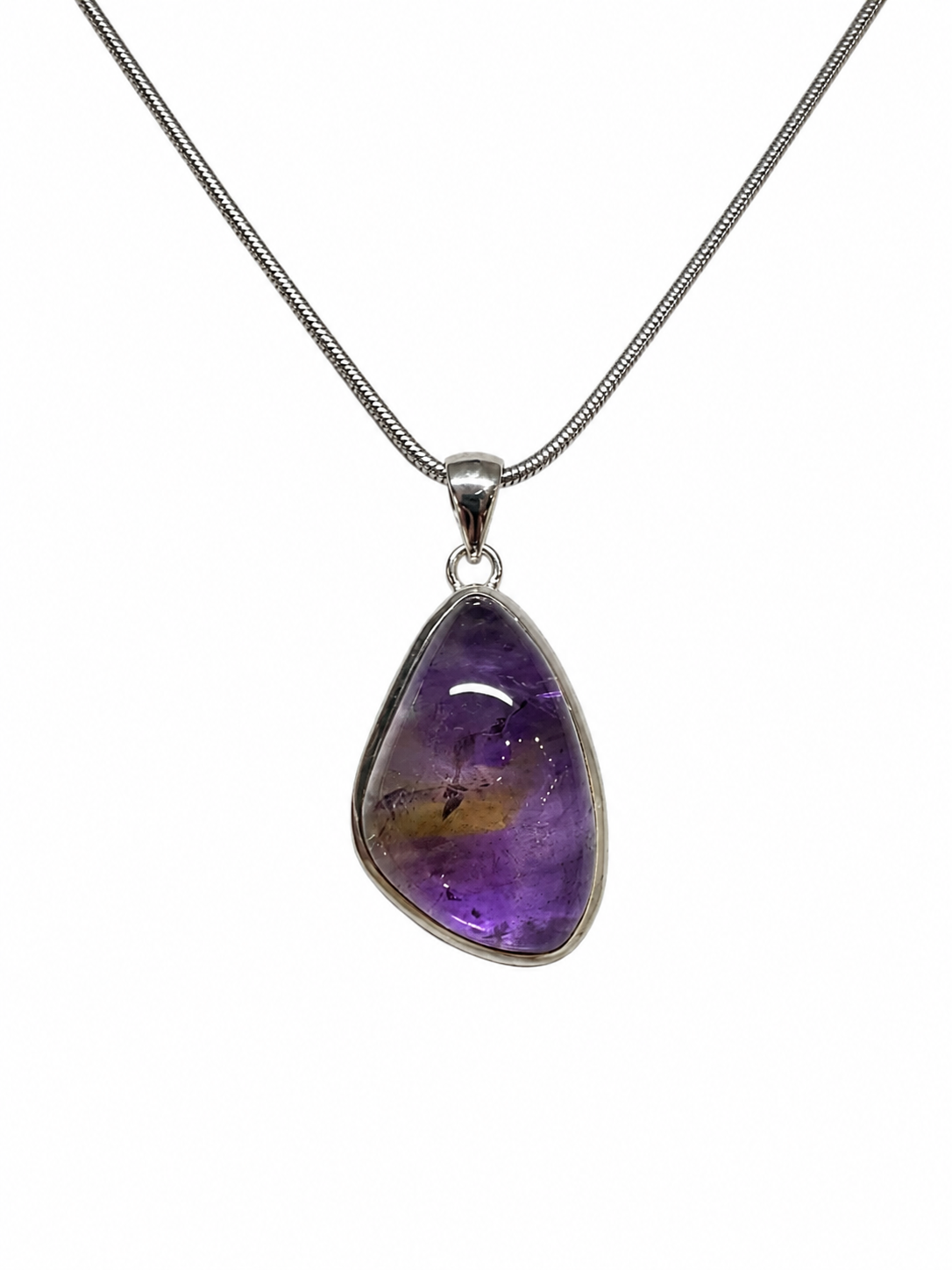 Ametrine Sterling Silver Pendant Necklace