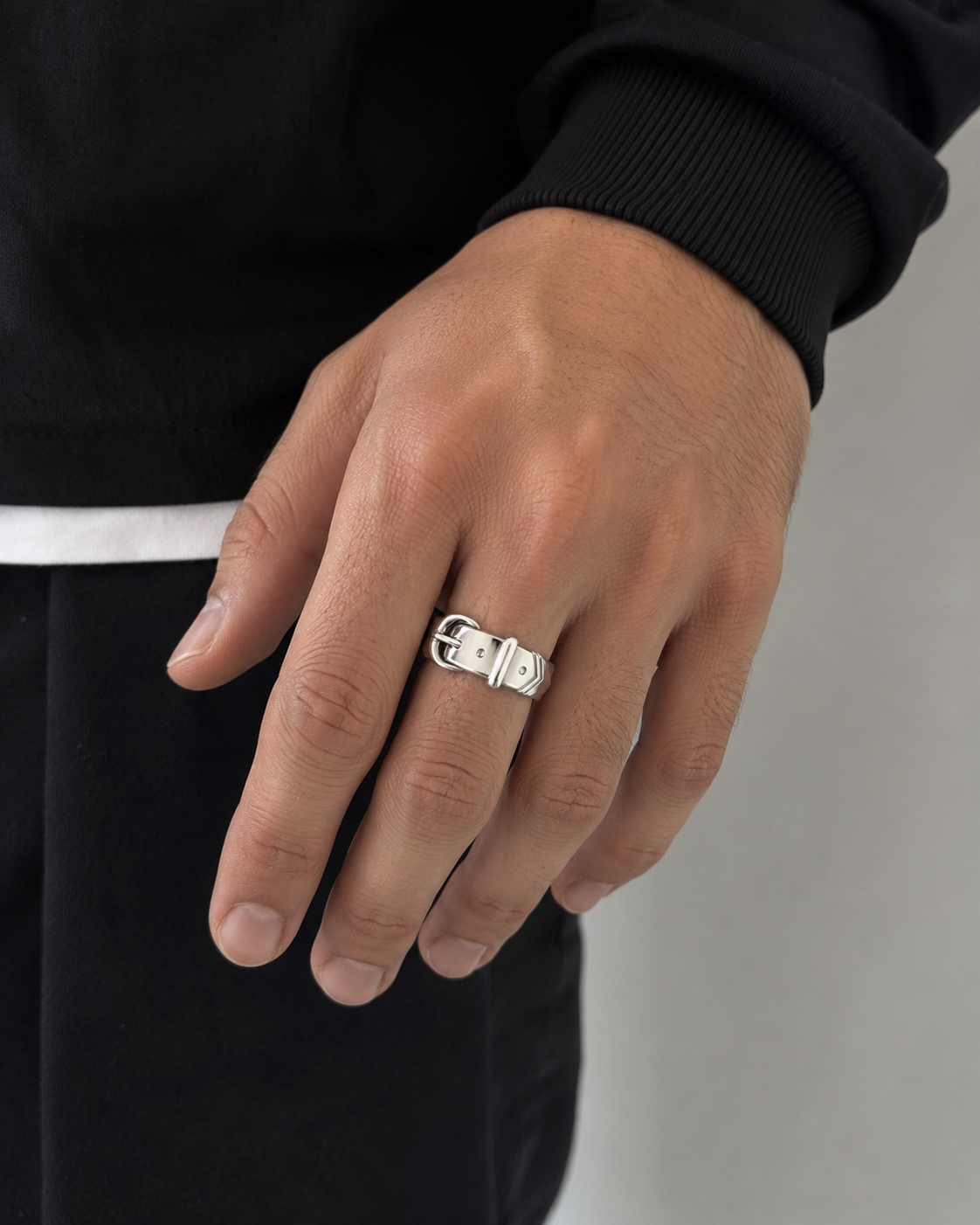 Ian Dunford Limited Sterling Silver Belt Ring