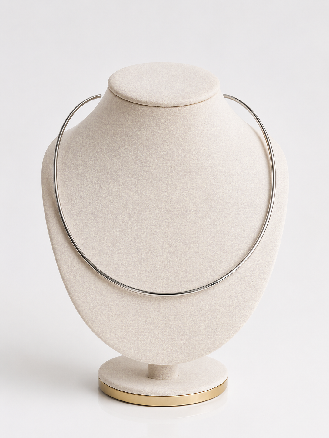 D Shaped Torc Necklace