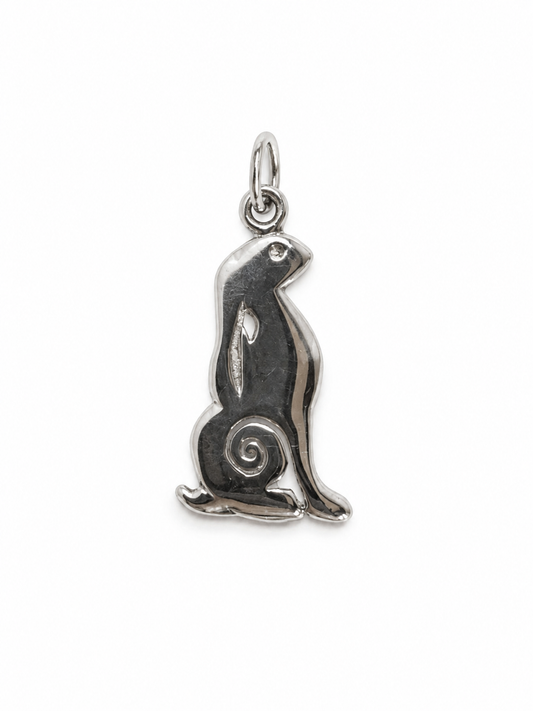 Moon Gazing Hare Pendant