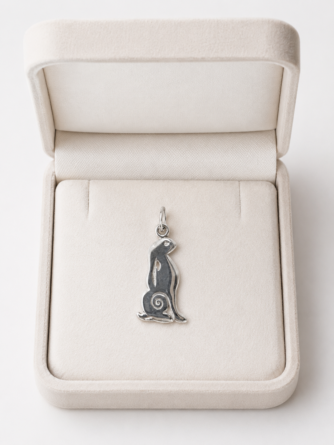 Moon Gazing Hare Pendant