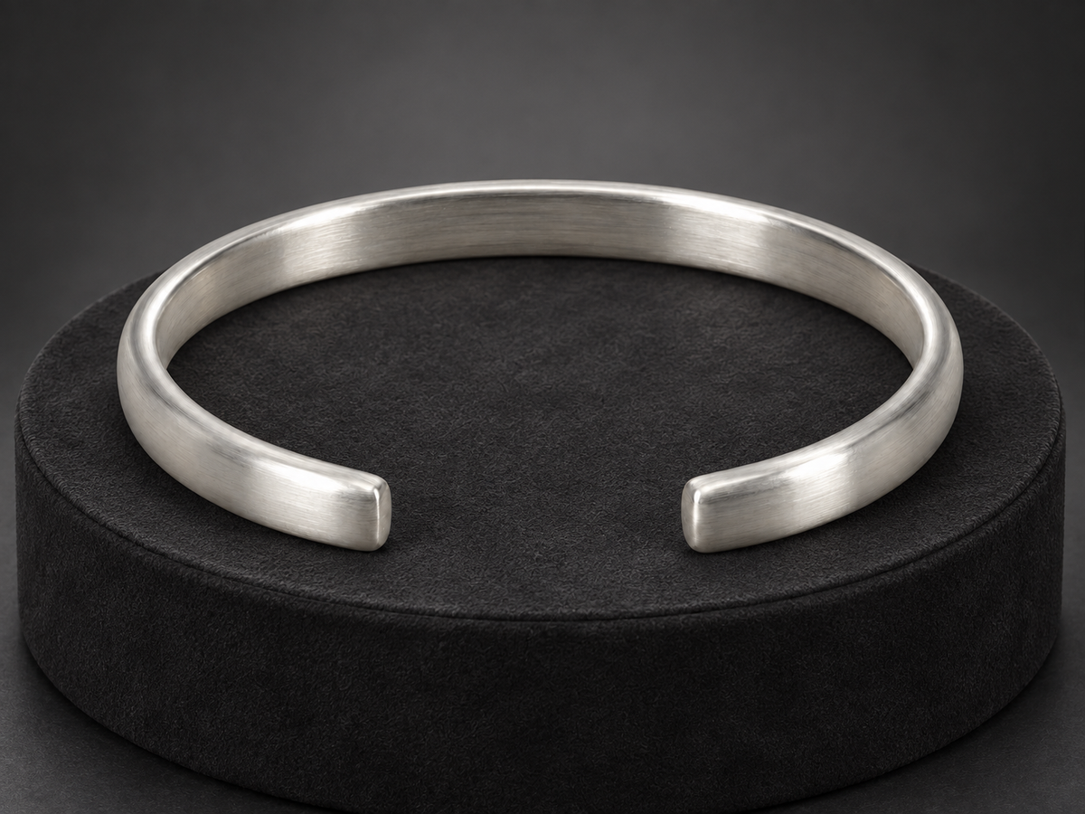 Sterling Silver Torc Bracelet