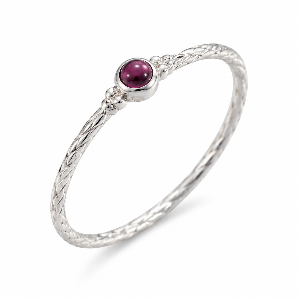 Dainty Garnet Ring