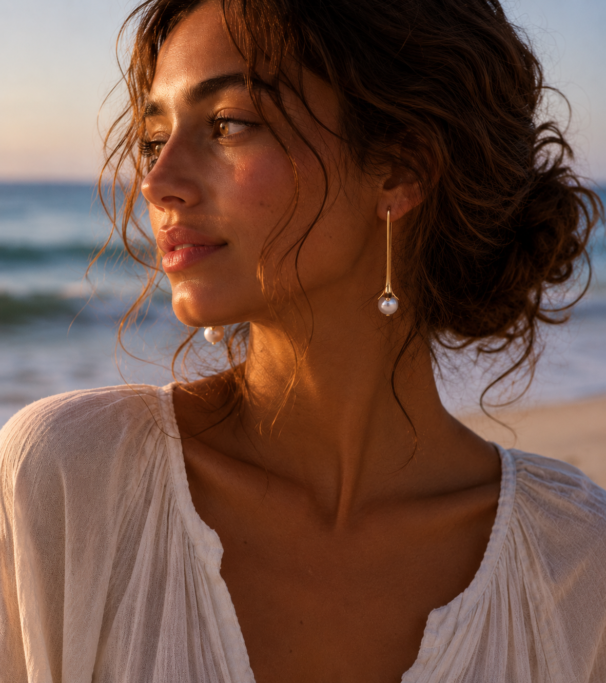 Freshwater Pearl Drop Earrings