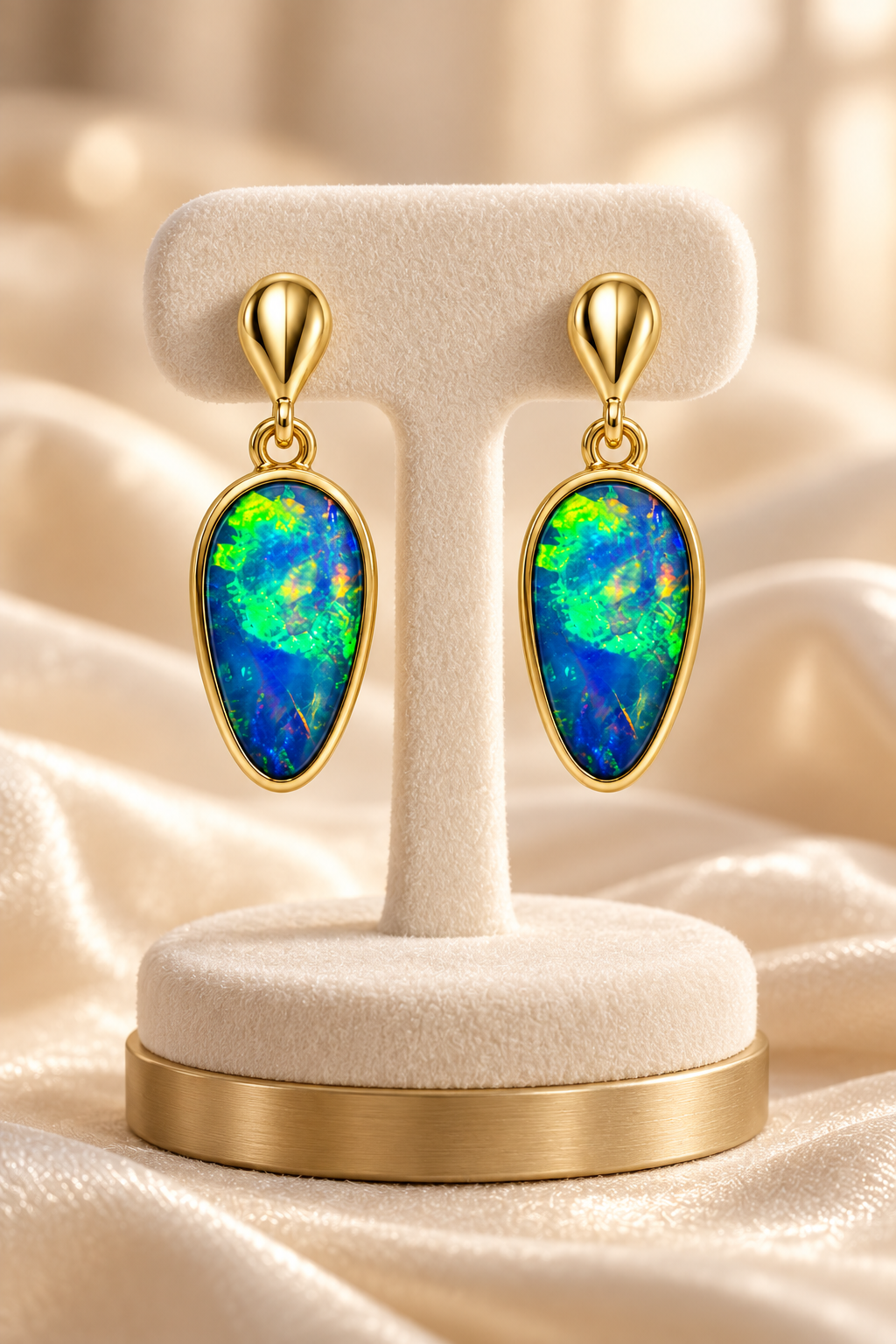 Opal Butterfly Earrings