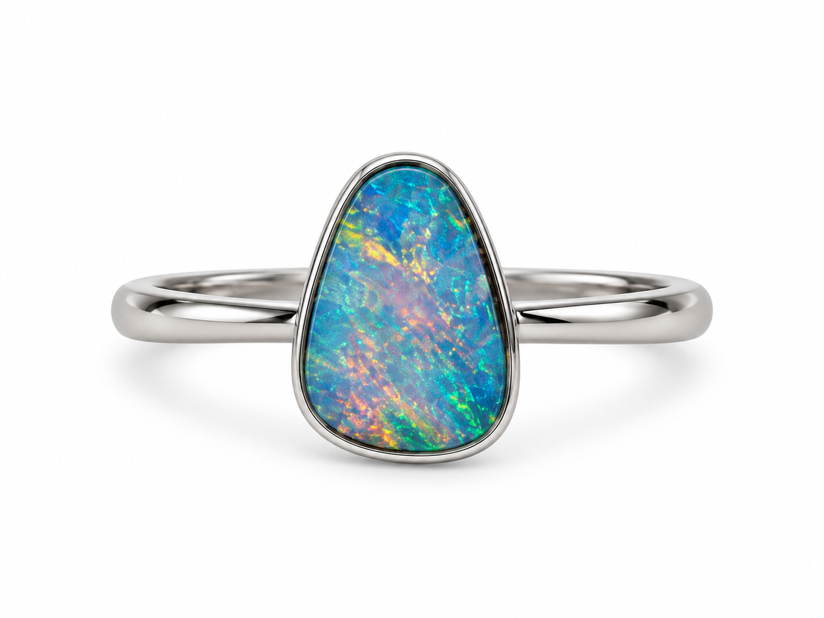 Opal Starfire Ring