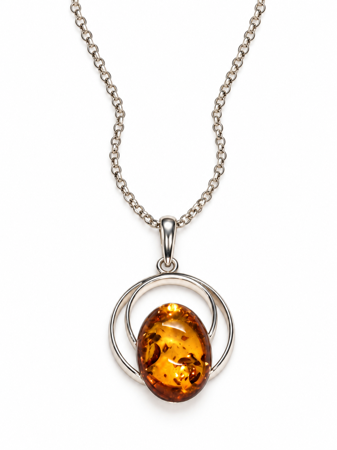 Amber Halo Pendant