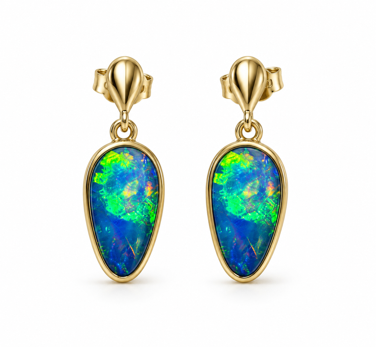Opal Butterfly Earrings