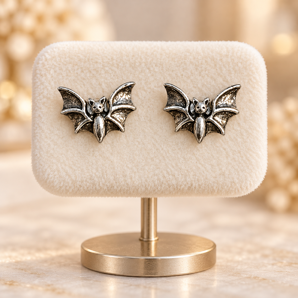 Sterling Silver Bat Studs